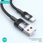 کابل تایپ سی یوسمز مدل Usams SJ718 TYPE-C مشکی