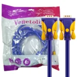 کابل مانیتور 5Mک آبی V-LINK3+9