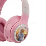 هدست بی سیم عروسکی طرح گربه مدل AKZ 02E CAT صورتی