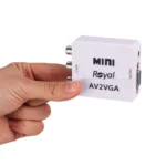 تبدیل رویال AV به VGA پک کوچک ROYAL
