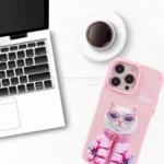 قاب اپل مدل Nimmy Cool Cute White rich beauty IPHONE 15 ProMax صورتی