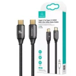 کابل یوسمز مدل SJ580 PD TYPE-C Usams مشکی