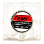 فن خنک کننده 4*4 سانتی شفاف مربع