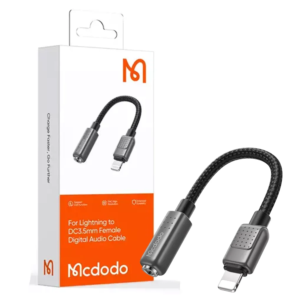cd74650767d068cc2ddab658aa5d17c0b44ff88169146cc98b968a99ddf4bae1.webp جک صدا مکدودو مدل Mcdodo JACK CA-501 Lightning to AUX