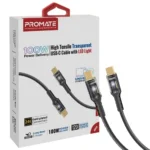کابل تایپ سی پرومیت مدل PROMATE LUCIDLINE-CC120 PD