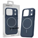 قاب اپل مدل UNIQUE IPHONE 17Pro سرمه ای