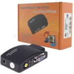 تبدیل AV به VGA مدل HWH-1302 نارنجی