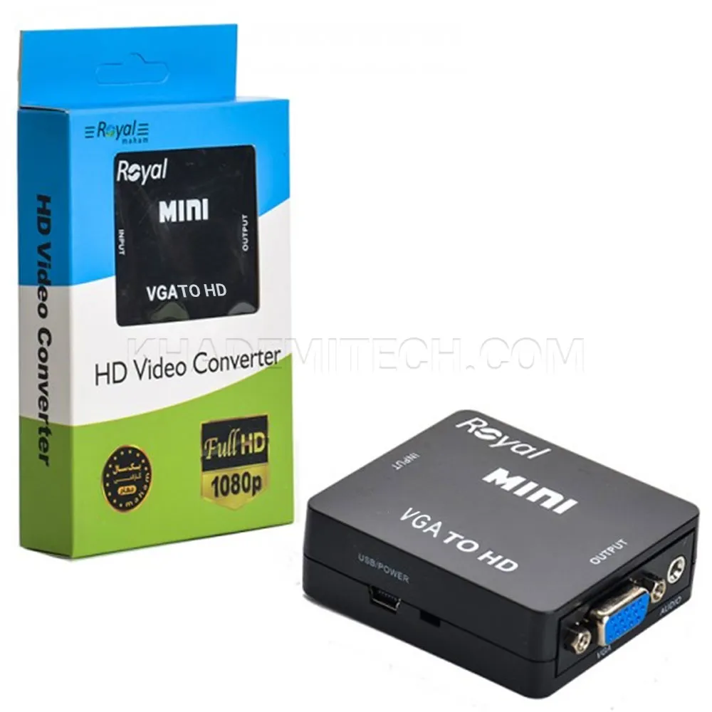 ce85155548c74cf8296832fd807325cf3895fd148554ad28ac894d870036c364.webp تبدیل رویال مدل ROYAL VGA TO HDMI صدا دار