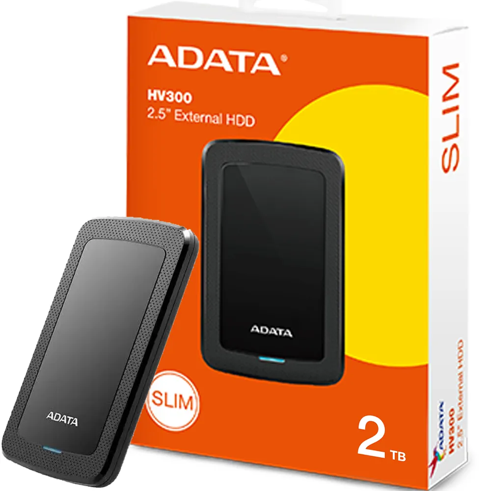 d117626c08a88122e05f24c5535ff8cdf0f6d8c1bc2821f8461503af8344e0df.webp هارد اکسترنال ای دیتا مدل 2TB ADATA HV300 مشکی گارانتی آونگ