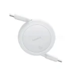 کابل تبدیل USB-C به USB-C بیسوس مدل BASEUS P10364500211-01 60W سفید