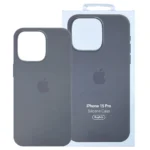 قاب سیلیکونی اپل مدل Silicon MagSafe IPHONE 15 Pro خاکستری