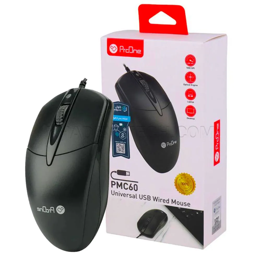 d5f7a2789f2e0be44228ff15d4dc7bbd88a99f5fc2b083c84a1c9ba7fe4a0582.webp ماوس سیم دار پرووان مدل PROONE PMC60