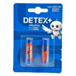 باطری نیم قلم آلکالاین دتکس پلاس2 کارتی مدل DETEX+ Alkaline AAA