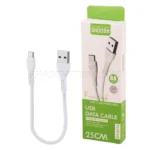 کابل میکرو فست شارژ شوش مدل SHOOSH SH-601A سفید