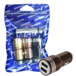 0شارژرفندکی فلزی 2PORT پک 4عددی