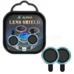 محافظ لنز رینگی آلفا آیفون IPHONE 16/Plus فیروزه ای