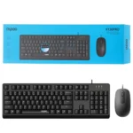کیبورد و ماوس سیم دار رپو مدل RAPOO X130 pro
