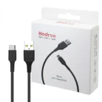 کابل تایپ سی هادرون مدل HADRON TYPE-C A-C01 مشکی