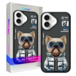 قاب اپل مدل Nimmy Cool Cute Little tycoon IPHONE 16 مشکی