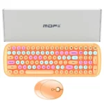 کیبورد و ماوس بی سیم مافی مدل MOFII CANDY XR فانتزی نارنجی