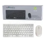 کیبورد و ماوس بی سیم رویال مدل ROYAL RKM-810 سفید