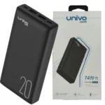 .پاوربانک 20000 UN20مشکی UNIVO