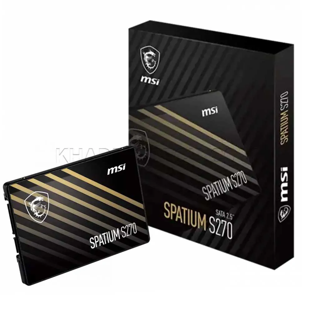 e4f8b51e7babf4e0cb2f3f91e75e7bcfc213f6e8434a07e26ecf48d063467fc4.webp هارد اینترنال ام اس آی مدل MSI SPATIUM S270 SSD