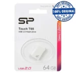 فلش سیلیکون پاور مدل Silicon-power T08 64G سفید