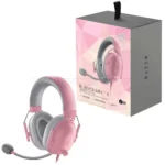 هدست سیم دار گیمینگ ریزر مدل RAZER Blackshark V2 x صورتی