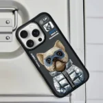 قاب اپل مدل Nimmy Cool Cute Little tycoon IPHONE 16 ProMax مشکی