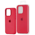 قاب اپل سیلیکونی مدل Silicon IPHONE 16ProMax قرمز