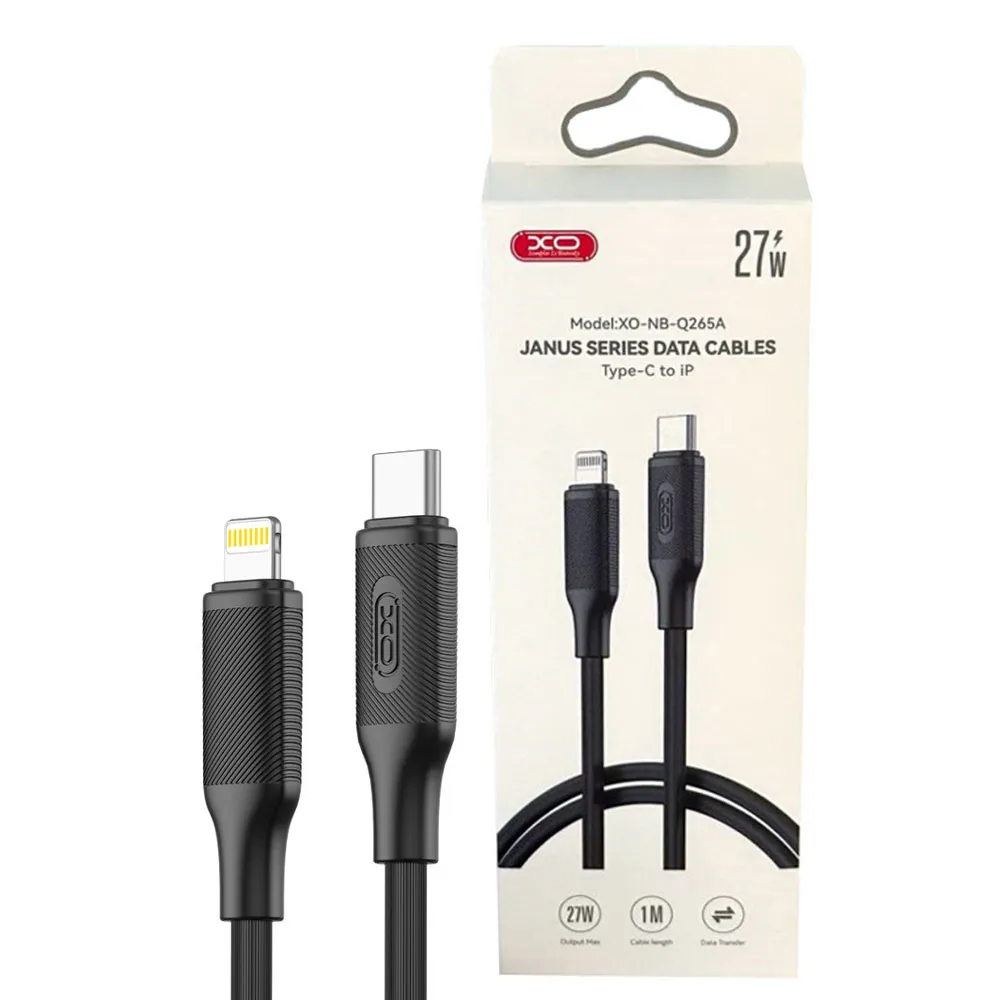 ec26ebd437e1f07a60952005913eed1b7b28ef10f3a9f6c8c816ceaaadd3f61a.webp کابل شارژ لایتنینگ ایکس او مدل XO Q265A PD IPHONE