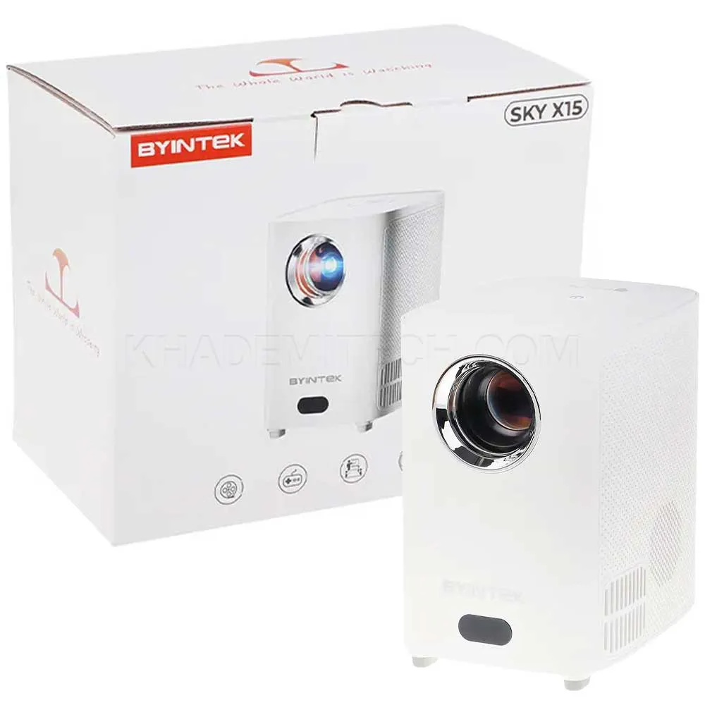 ec67ff9dadd5bcdb3e304c5f1f338b0ad32b6ec96dd913698b937dfc40b830dc.webp ویدئو پروژکتور بینتک مدل BYINTEK X15 سفید