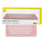 کیبورد بی سیم بیسوس مدل BASEUS K01A صورتی گارانتی آونگ