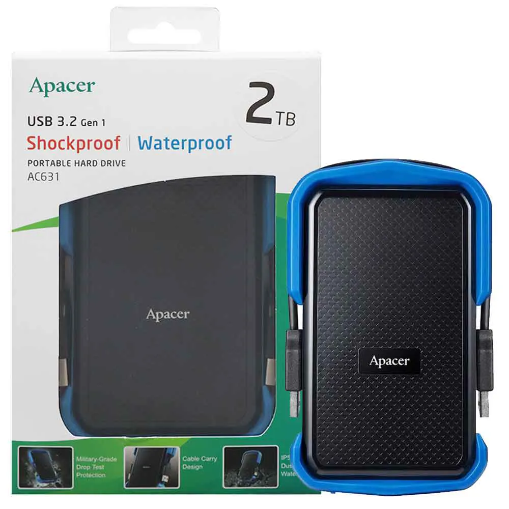 ede0bebed5a81c49d4c471ae7826bf801ebef942982fb81be2a1637ce0a26d4d.webp هارد اکسترنال اپیسر مدل Apacer AC631 2TB مشکی آبی