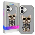 قاب اپل مدل Nimmy Cool Cute Little rich tycoon IPHONE16 نچرال