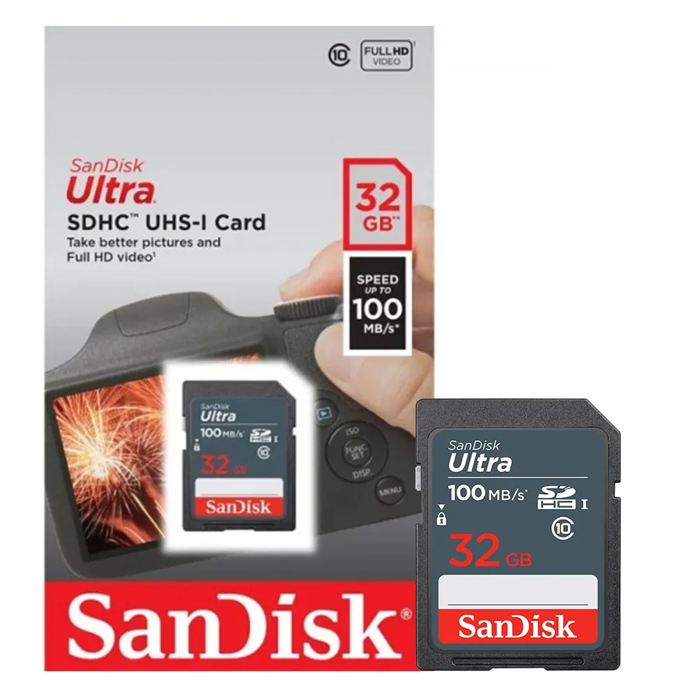 ee927c7198f50f25bc8e946ed6fe77953807566e981234afc9191fc883097a92.webp رم سندیسک مدل SANDISK SD ULTRA 100MB 32G