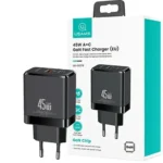 کلگی شارژر یوسمز مدل CC178 45W Usams مشکی