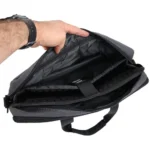 کیف لپ تاپ دستی آلفا مدل ALPHA ذغالی