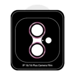 محافظ لنز رینگی آیفون مدل IPHONE 16 صورتی