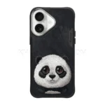 قاب اپل مدل Nimmy Big Eyes Panda IPHONE 16 مشکی
