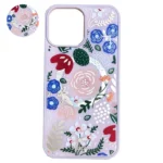 قاب اپل IPHONE 15 طرح 2 صورتی Kutis