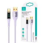 کابل یوسمز مدل SJ592 TYPE-C Usams بنفش