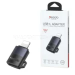 مبدل یسیدو مدل Yesido GS27 OTG USB-L To USB-C