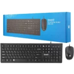 کیبورد و ماوس سیم دار بیاند مدل BEYOND BMK-3422 مشکی
