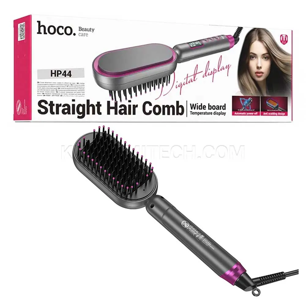 f827f91bc667f790a44cd0278901223147b79e16a6f417aeffcd92f078100918.webp برس حرارتی صاف کننده مو هوکو مدل HOCO HP44