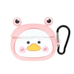 کاور ایرپاد سیلیکونی FROG PINK مدل AirPod 2 Pro