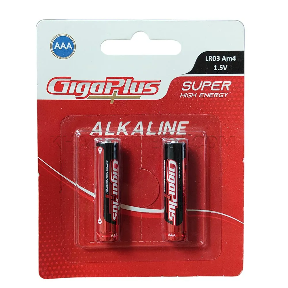 f93ce67d602c6fd28f4186fb8cc1c09fe1481edbf654459af53c2366eeea3544.webp باطری نیم قلم آلکالاین گیگاپلاس مدل GigaPlus دو کارتی