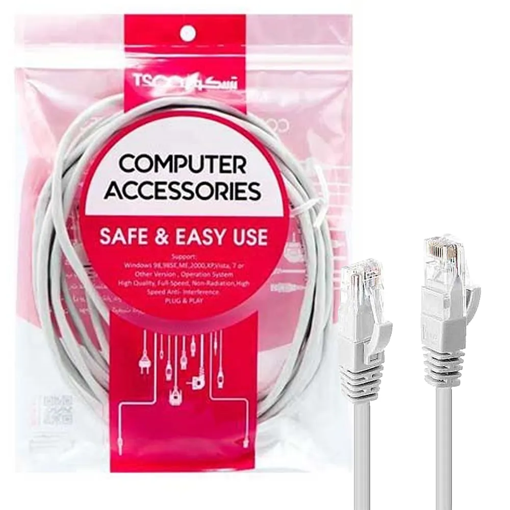 f95a6471739fab7b4fec45c00b7fc38d5f701ddb8e08ac4e6946906bdd65c6c7.webp کابل پچکورد CAT5 تسکو TNC515ccu 1.5M