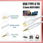 جک صدا کی نت پلاس مدل Knet-Plus JACK TYPE-C 1.2M
